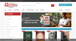 Desktop Screenshot of edizionilpuntodincontro.it